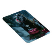 Cane Corso Snowy Sleigh Kerst Decor Magneet (Rechterzijde)