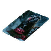 Cane Corso Snowy Sleigh Kerst Decor Magneet (Linkerzijde)