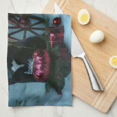 Cane Corso Snowy Sleigh Kerst Decor Theedoek (Quarter Fold)