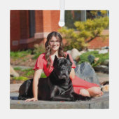 Cane Corso Speciale Bestelling voor CB Glas Ornament (Achterkant)