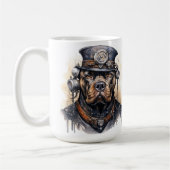 Cane Corso Steampunk Hond Koffiemok (Links)