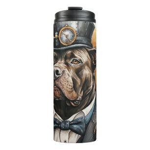 Cane Corso Steampunk Hond Thermosbeker