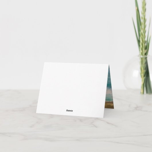 Cane Corso strand surfen schilderij Kaart (Achterkant)