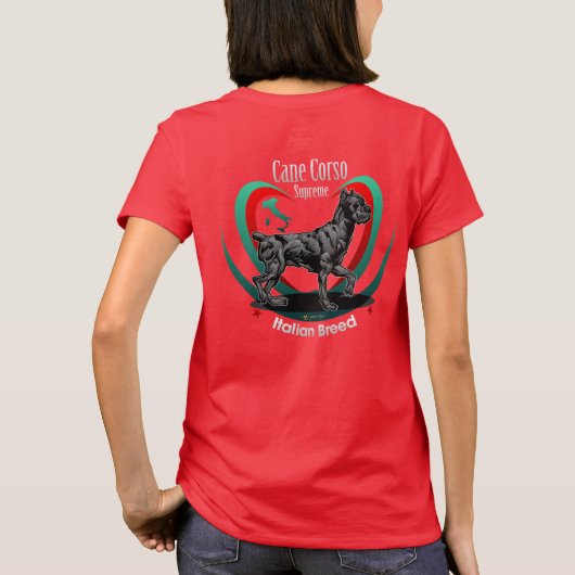 CANE CORSO Supreme Italiaanse ras T-shirt (Achterkant)