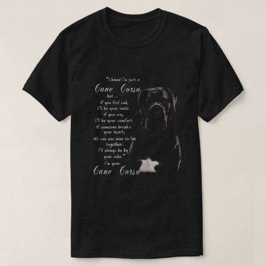 Cane Corso T-shirt (Design voorkant)