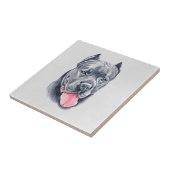 Cane Corso-Tegel Tegeltje (Zijkant)