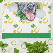 Cane Corso Vakantiehuis Decoratie St. Patrick's Da Theedoek (Gevouwen)