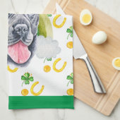 Cane Corso Vakantiehuis Decoratie St. Patrick's Da Theedoek (Quarter Fold)