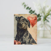 Cane Corso  Valentijnsdag, Briefkaart (Staand voorkant)