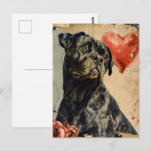 Cane Corso  Valentijnsdag, Briefkaart (Voorkant / Achterkant)