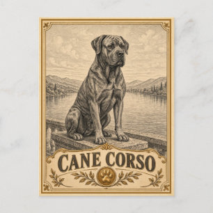 Cane Corso, Vintage Heritage-hond Briefkaart
