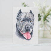 Cane Corso Wenskaart Kaart (Staand voorkant)