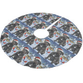 Cane Corso Winter Wonderland Kerstvreugde Kerstboom Rok (Gekanteld)