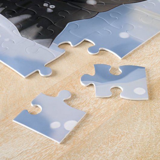 Cane Corso Winter Wonderland Kerstvreugde Legpuzzel (Zijkant)