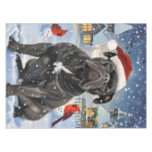 Cane Corso Winter Wonderland Kerstvreugde Tafelkleed (Voorkant (Horizontaal))