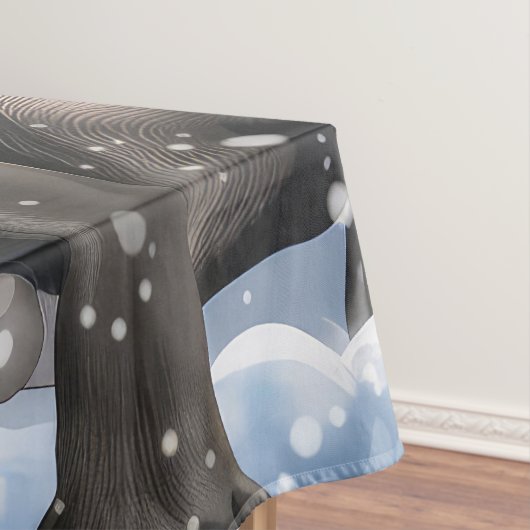 Cane Corso Winter Wonderland Kerstvreugde Tafelkleed (Voorbeeld)