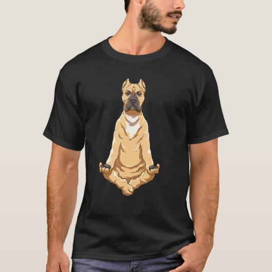 Cane Corso Yoga Hond T-shirt (Voorkant)