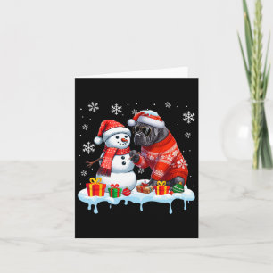 Cane Corso Zonnebril Trui Bouw Sneeuwman Xmas Eige Kaart