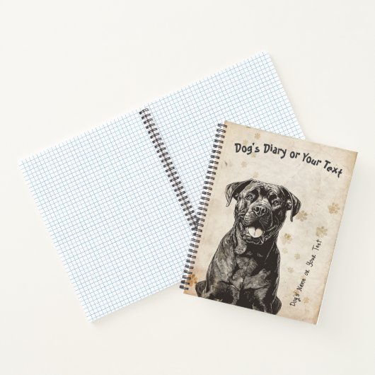 Cane Corso's Diary Notitieboek (Binnen)