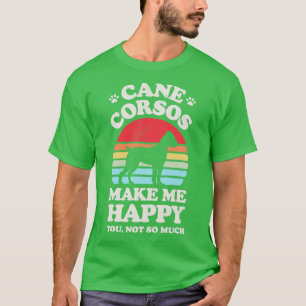 Cane Corsos maakt me een gelukkige zonnescherm voo T-shirt