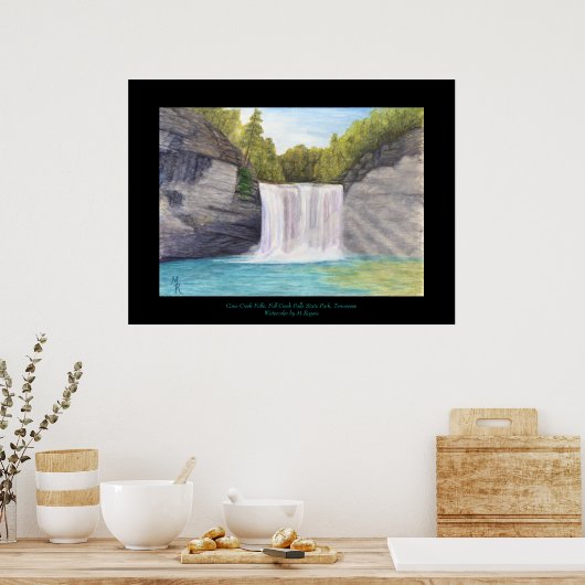 Cane Creek Herfsten - Herfst Creek Herfst State Pa Poster (Keuken)