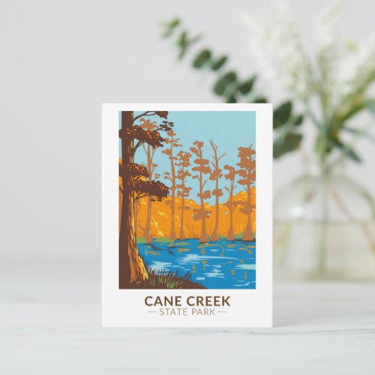 Cane Creek State Park Arkansas  Briefkaart (Staand voorkant)