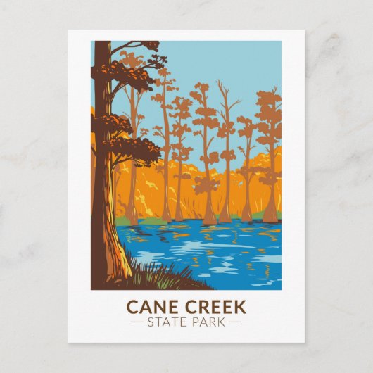 Cane Creek State Park Arkansas Briefkaart (Voorkant)