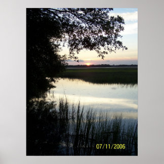 Cane Island Sunset Poster