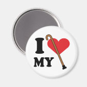 Cane Love Magnet (Voorkant / Achterkant)