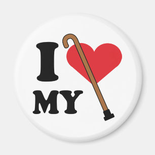 Cane Love Magnet