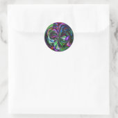 Cane Magic Mandala - Abstracte fractal Sticker (Tas)