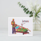 Cane Man Jamaica Briefkaart (Staand voorkant)