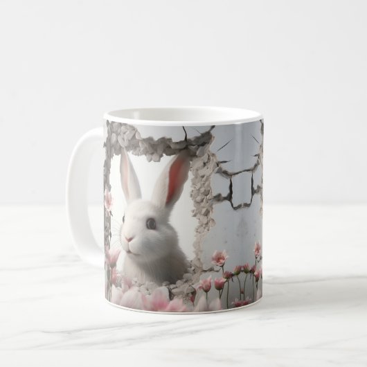 Caneca 3D Coelho Koffiemok (Voorkant links)