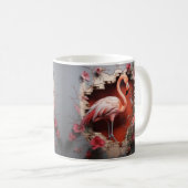 Caneca 3D Flamingo Koffiemok (Voorkant rechts)