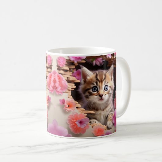 Caneca 3D Gato Koffiemok (Voorkant rechts)
