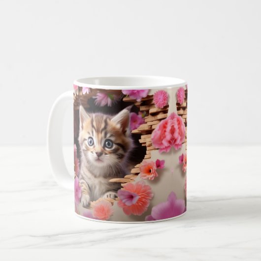 Caneca 3D Gato Koffiemok (Voorkant links)