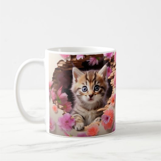 Caneca 3D Gato Koffiemok (Links)