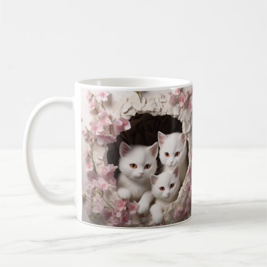 Caneca 3D Gato Koffiemok (Links)