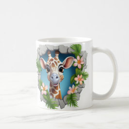Caneca 3D Girafa Koffiemok