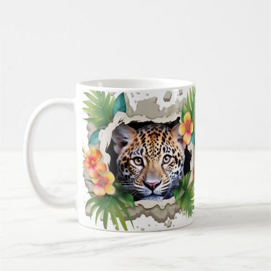 Caneca 3D Onça Koffiemok (Links)