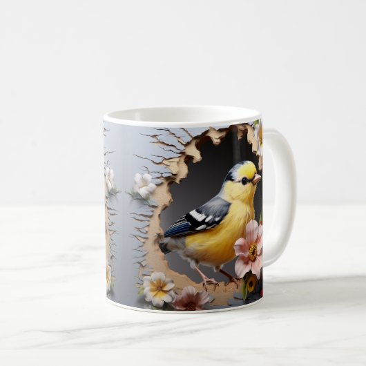 Caneca 3D Pássaro Koffiemok (Voorkant rechts)