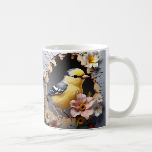 Caneca 3D Pássaro Koffiemok (Rechts)