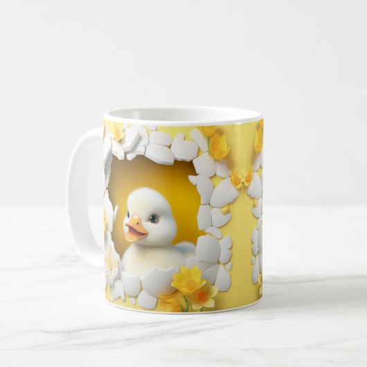 Caneca 3D Pato Koffiemok (Voorkant links)