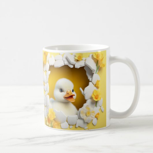 Caneca 3D Pato Koffiemok (Rechts)