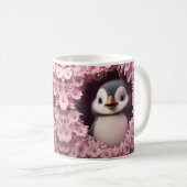 Caneca 3D Pinguim Koffiemok (Voorkant rechts)