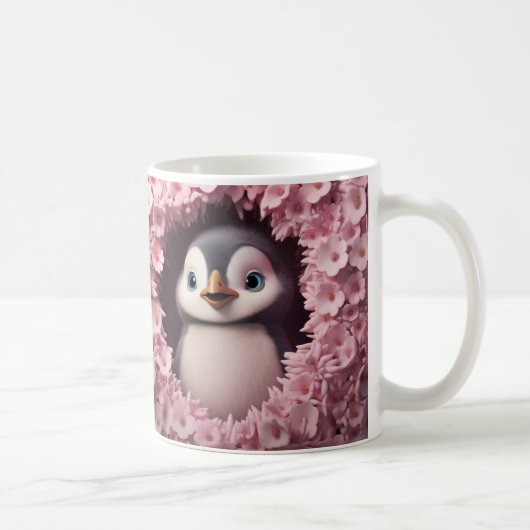Caneca 3D Pinguim Koffiemok (Rechts)