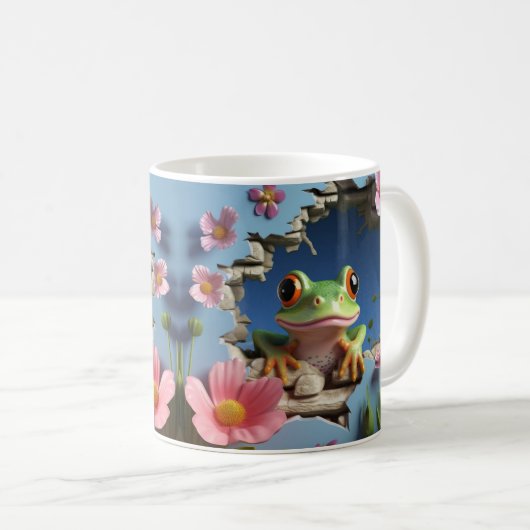 caneca 3D Sapo Koffiemok (Voorkant rechts)