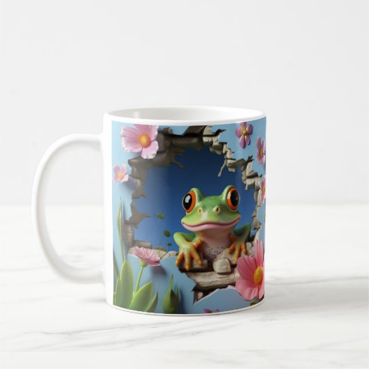 caneca 3D Sapo Koffiemok (Links)