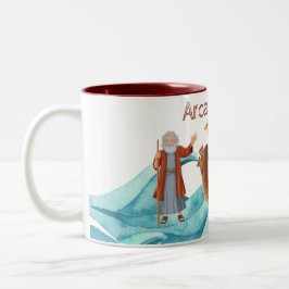 Caneca a Arca de Noé Tweekleurige Koffiemok