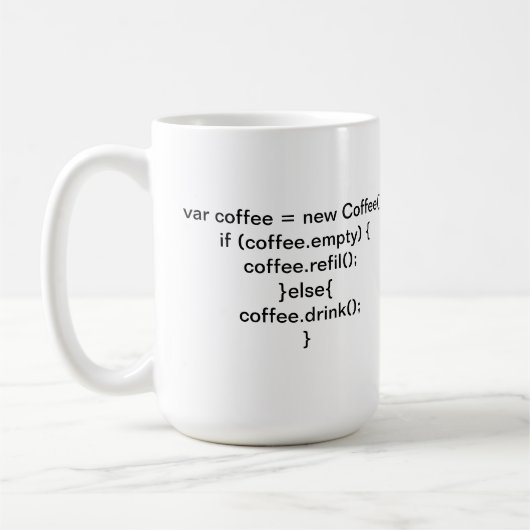 Caneca Algoritmo Coffee Koffiemok (Links)